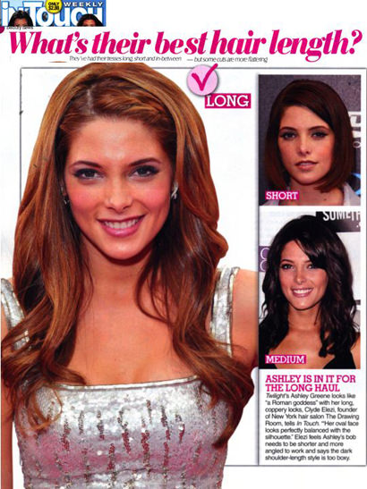 Hair Length article clipping